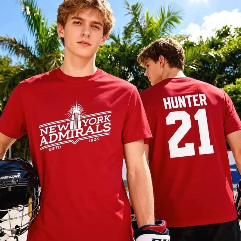 Scott Hunter #21  NY Admirals T-Shirts, Crewneck Sweatshirts & Pullover Hoodie, Heated Rivalry TV Hoodies, BL Movie Hockey Tshirt, Sports Drama Fan Gift DFFT