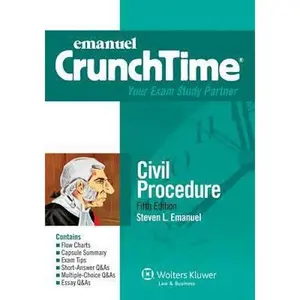 USED-Civil Procedure (Crunch Time) by Steven L. Emanuel (Paperback)