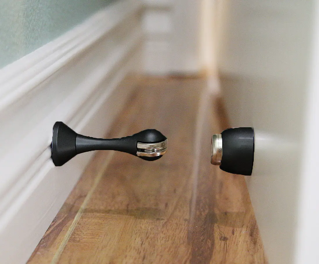 Safus Magnetic Door Stop - Charcoal Black - 1pc Safus Magnetic Door Stop - Charcoal Black - 1pc