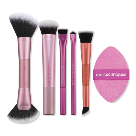 Real Techniques Big Blends Energy Brush + Dual Ended Makeup Brush Set ($45 Value!)