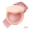 PHOFAY Soft Glitter Powder Blush, Lightweight Radiant Finish and Blendable Cosmetic Pink Peach