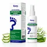 VAMY Liquid Tea Tree Oil Foot Spray - 3.38 oz (100ml) Antimicrobial, Antibacterial Athlete’s Foot Aid, Moisturizing Odor Solution, Gentle Shoe Sanitizer for Sensitive, Normal, Dry Types & Cracked Heels, Contains Neither Harmful Additives