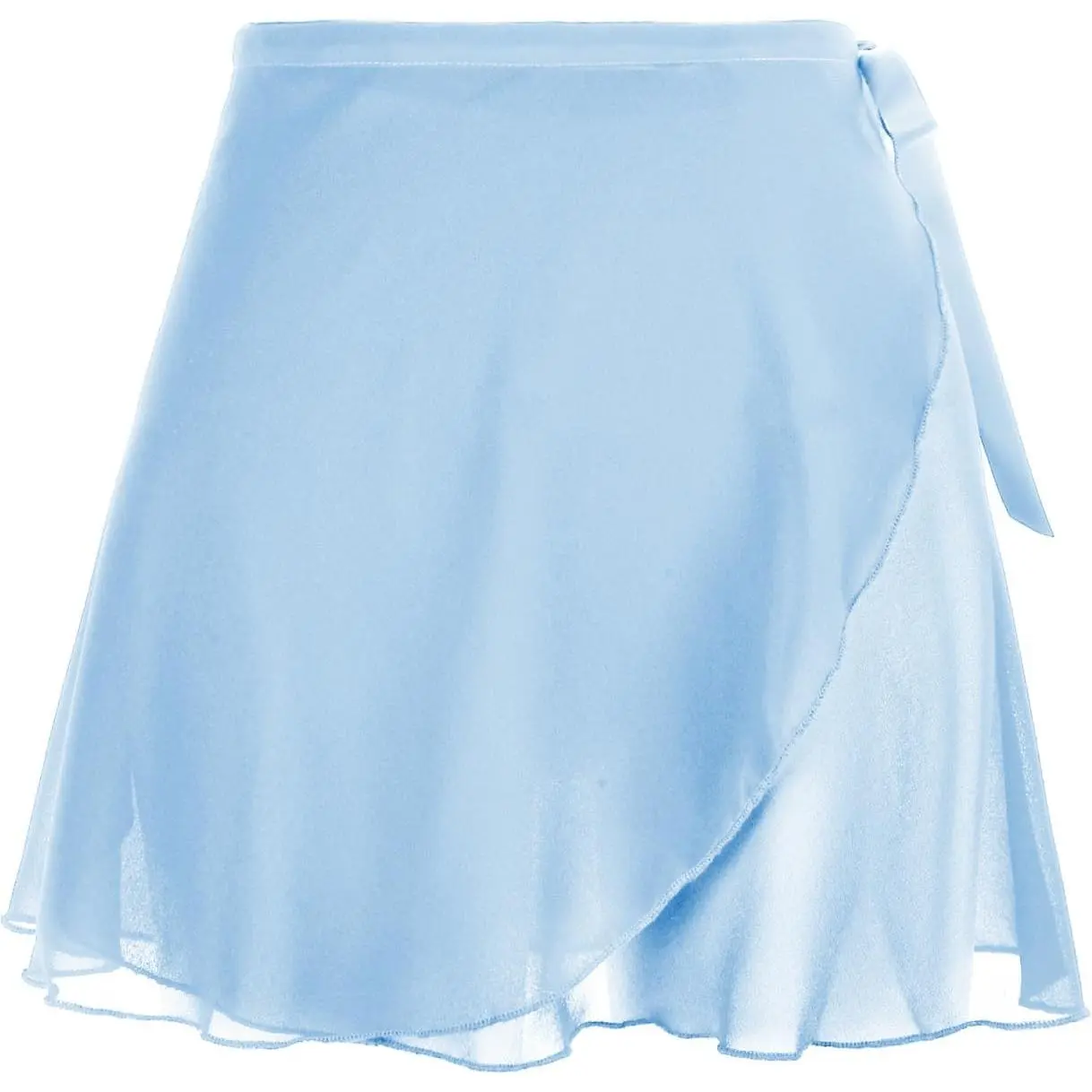 for Women with Elastic Ties Short Ballet Skirt Sheer Chiffon Adjustable Women's Ballet Wrap Skirt Adult