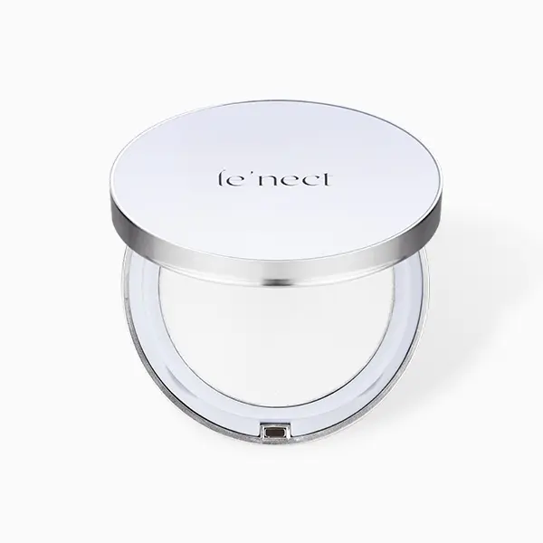 Lenect Clear Pore Finish Powder Pact - Cosmetic Skincare Tool for Pore Refinement