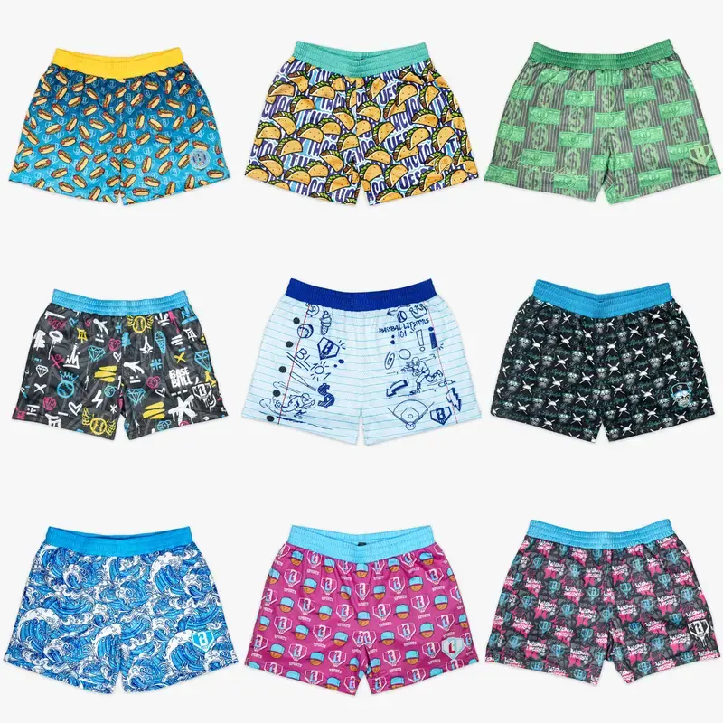 [ Back To School Sale - Baseball - Lifestyle - 101 Mesh Short ] Novelty Graphic Mesh Sports Shorts - Basketball Shorts with Pockets, Men's Streetwear Activewear
