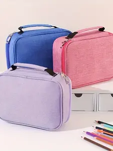 Large Capacity Multi-Layer Pencil Case, Detachable Design, Lightweight Portable Stationery Organizer, Sketch Pencil Bag, School Supplies Holder, Art Supplies