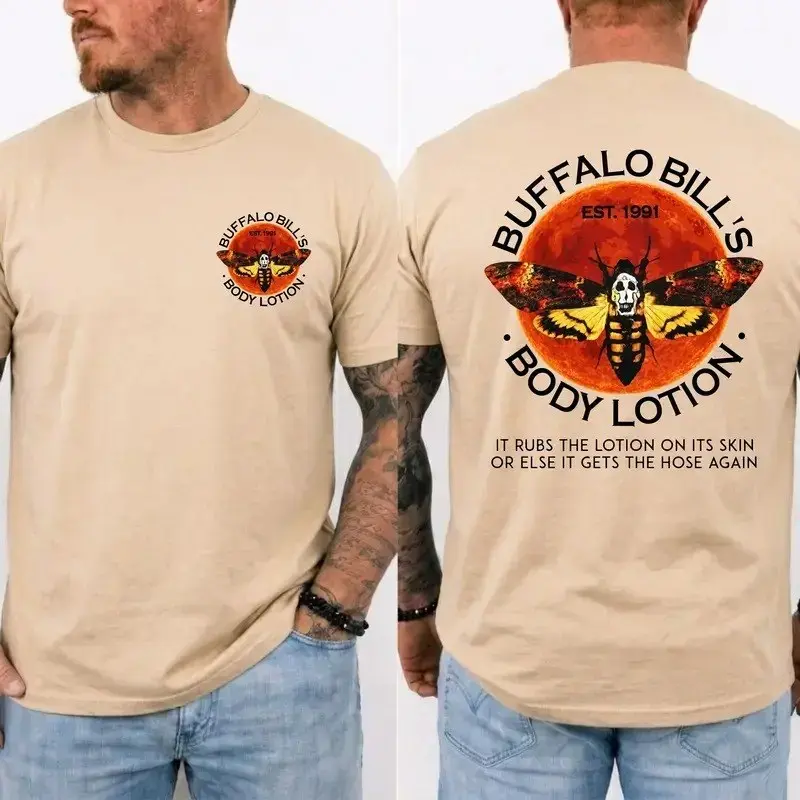 Buffalo Bill's Body Lotion Shirt, Silence of The Lambs Tee, Halloween Movie Tshirt, Classic Horror Movie Fan Shirt, Made in USA
