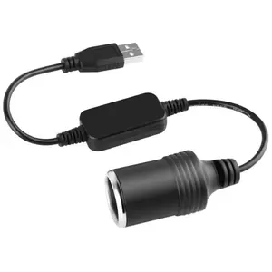 Use This 12V USB Adapter Cable to Power Your Car Electronics, Convenient Charging Solution for Automotive Devices, In Car Charger