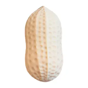 Realistic Peanut Stress Relief Toy Soft TPR Portable High Rebound Eco-Friendly Fidget Toy for Stress Relief and Hand Exercise 8cm L x 5cm W x 5cm H