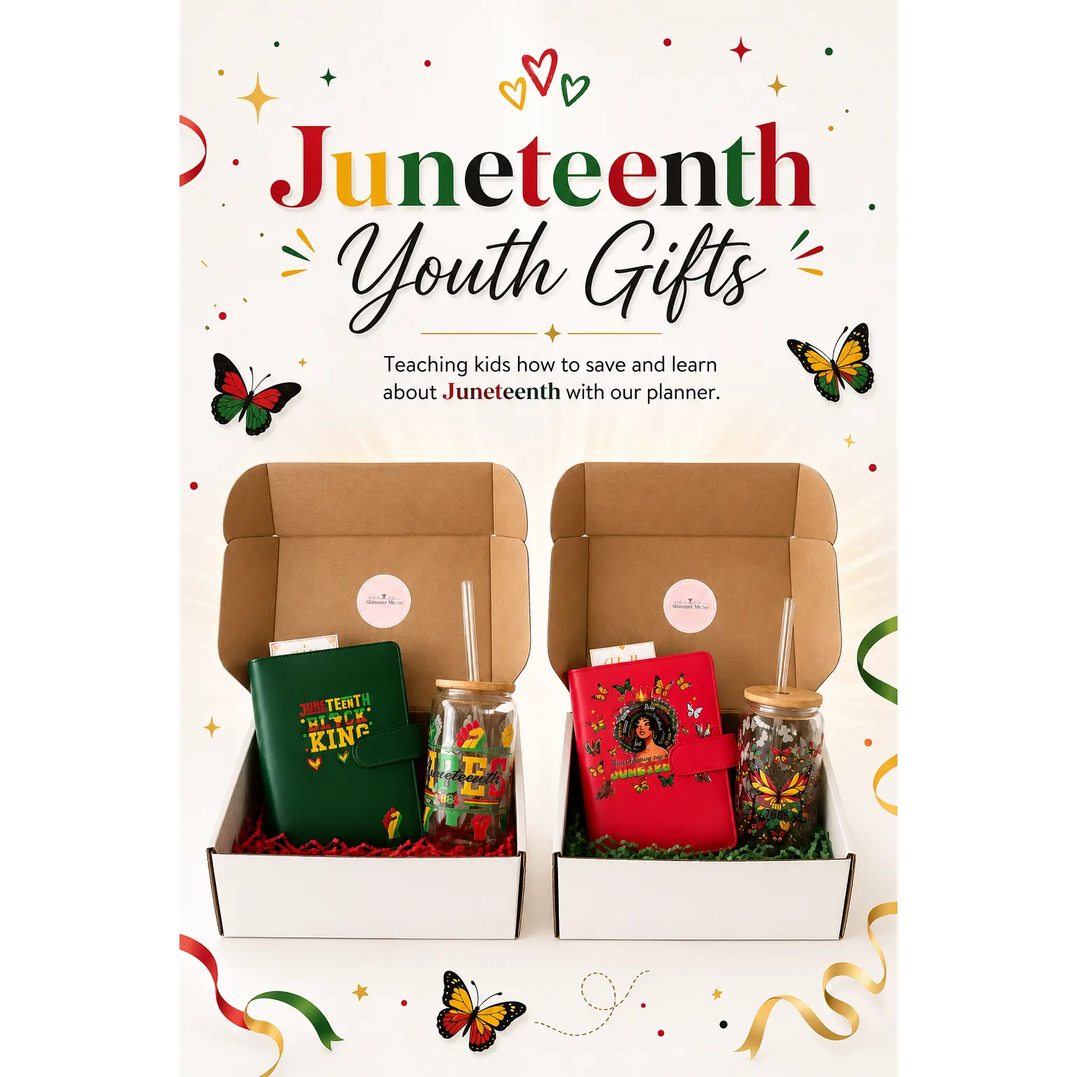 Juneteenth Youth Planner Gift Boxes