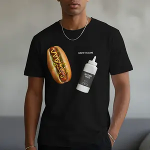 Men's Graphic T-Shirt - Short Sleeve Crew Neck Regular Fit Casual Wear | Soft & Breathable Fabric, Durable Print, Everyday Comfort, Machine Washable, 2026 DreamCup-Ignite The Game
