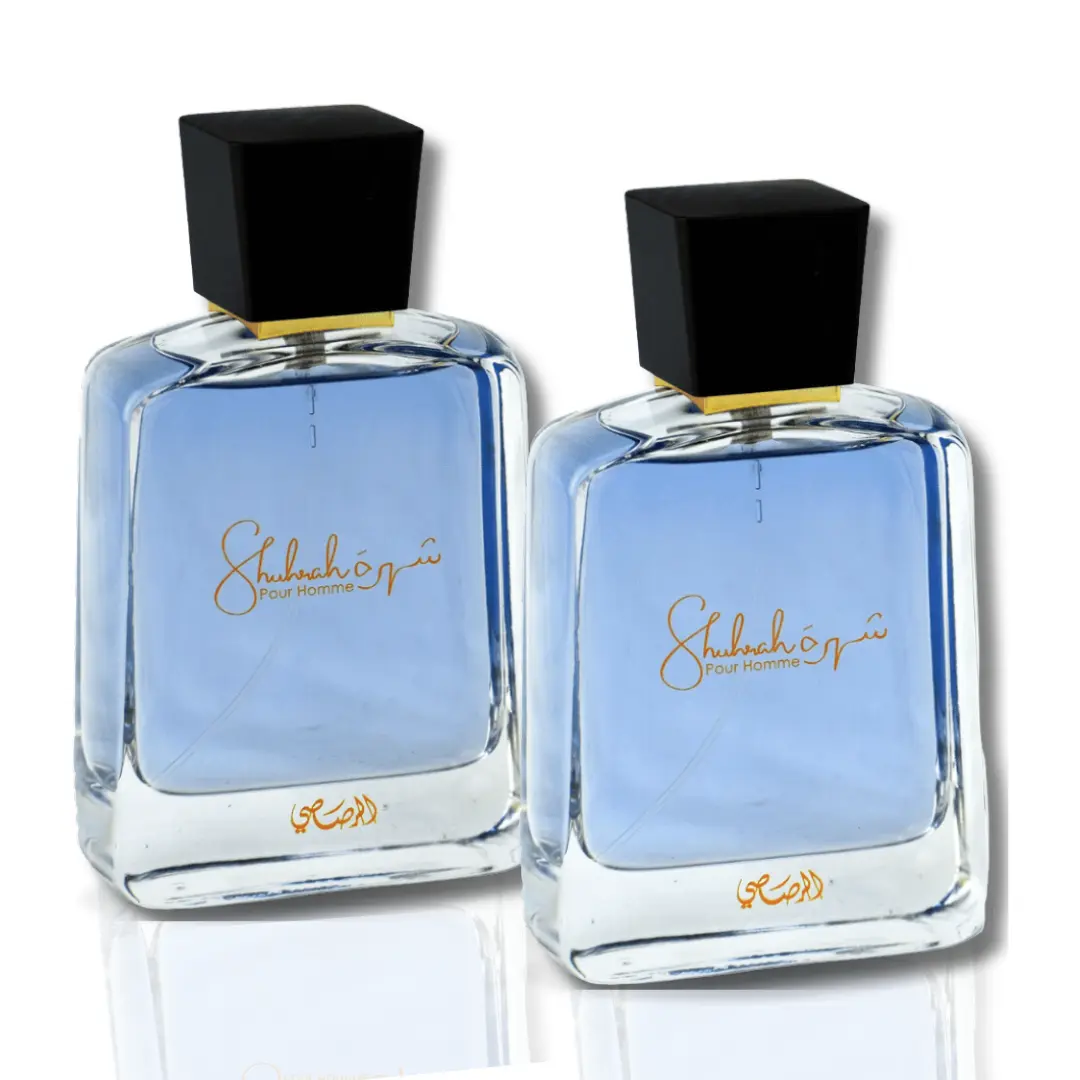 Shuhrah Pour Homme EDP - 90 ML By Rasasi | A Fragrance Tailored To Enhance Your Beauty (PACK OF 2)
