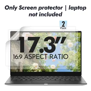 Gavnboon 2-Pack 17.3 Inch Laptop Screen Protector Film, Anti-Glare, Scratch-Resistant, Blue Light Blocking, Fingerprint Resistant