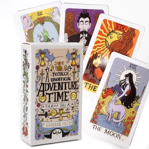 【Black Friday】Colorful Cartoon-Themed Tarot Deck, 1 Box of Illustrated Cards for Tarot Readings with Friends and Parties