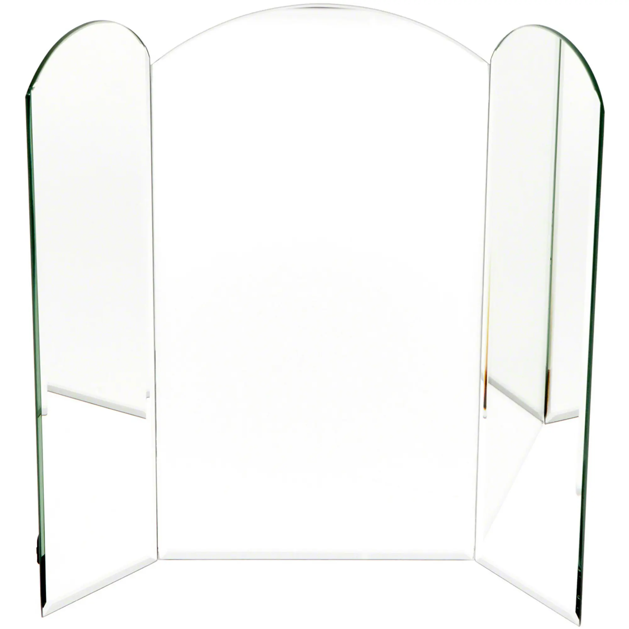 Plymor 11" Arched Backdrop, 5mm Thick Beveled Glass Mirror