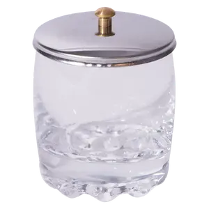 DL Pro Glass Jar with Stainless Steel Lid, 180 mL #DL-C288
