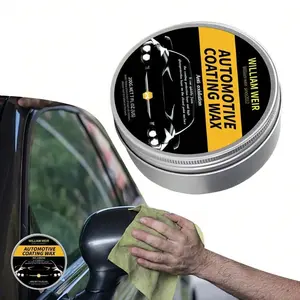 200g Car Wax Polish Kit, Automotive Carnauba Wax, Scratch Repair Accessories, Automotive Care Plating Crystal Car Carnauba Wax