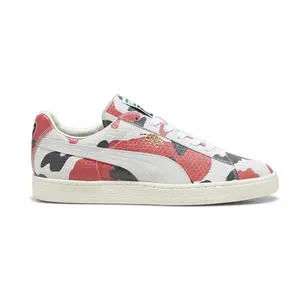 PUMA Mens Suede Made In Japan Koi Lace Up Sneakers Shoes Casual - Red, White