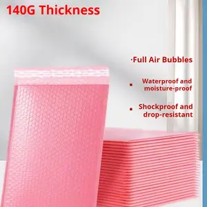 10pcs Self-Adhesive Waterproof Tear-Resistant Shockproof Thick Bubble Bags, Bubble Mailers, Convenient Shipping Packing Storage Bags for Clothes, Easy and Efficient