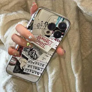 Dark Style Stranger Things Design Tpu Protective Anti-Drop Protection Phone Case for iPhone 15 Pro Max 11/12/13/14/15/16 Pro Max Samsung a Series