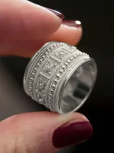 1 PC Pretty Cubic Zirconia Geometric Design Ring For Women For Wedding Engagement Party Jewelry Valentine's Day Gift