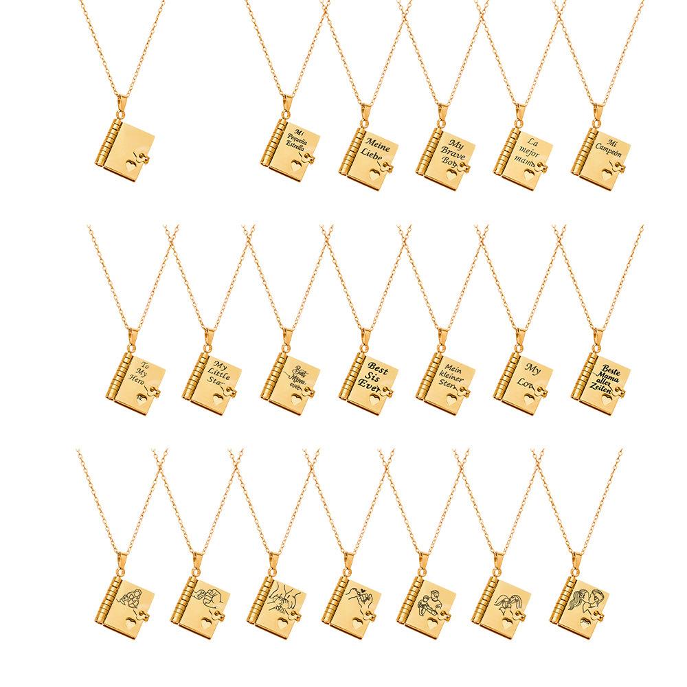 My Star Book Necklace, Unique Gift for Daughter, Son, Lover, Friend, Brother, Sister Star Book Pendant Necklace, Perfect Gift for Daughter, Son, Lover, Friends & Siblings