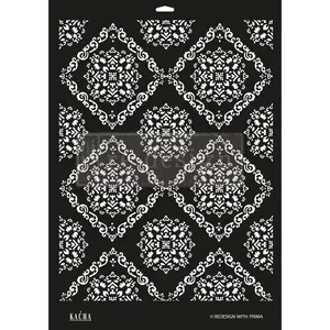 Décor Stencil Kacha - Modern Moroccan - 18"X 25.5" Laser Cut On 16 Mil Mylar