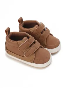 Fashionable Patchwork Retro British Style Baby Sports Shoes, Breathable and Non Slip Soft Soled Baby Walking Shoes, Newborn Infant Toddler Shoes, Walking Shoes Babies