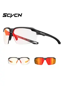 1pc SCVCN Fashion Cycling Glasses Outdoor Sports Running Glasses Men MTB Cycling Glasses Women Road Bike Glasses