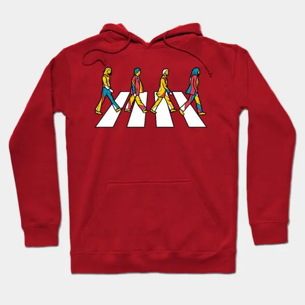 Vintage Beatles Graphic Hoodie - Retro Music Fans Sweatshirt Cotton Fit