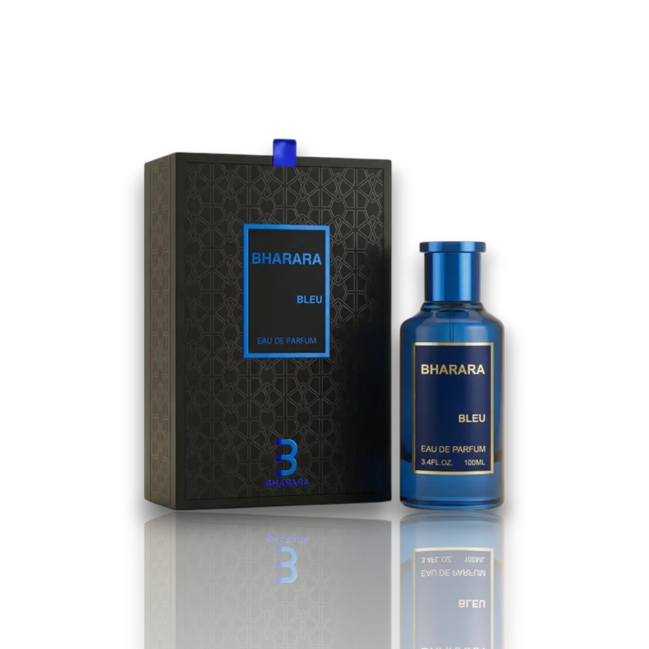 Bharara | Bleu | Men's Fragrance | 100 ML 3.4 OZ | Eau De Parfum | Rum - Black Pepper & Bergamot
