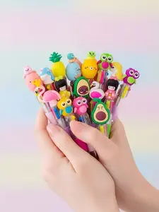 20PCS Kawaii Multicolor Pens for Kids, Mini 4-in-1 Ballpoint Pens Bulk, Cute School Supplies, Birthday Party Favors & Teacher Rewards