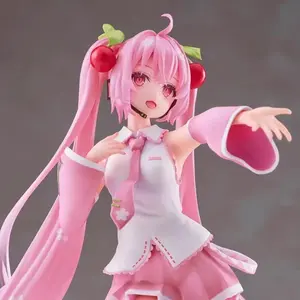 21cm Cherry Blossom Figure - Trendy Anime Singer Model Doll