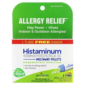 Boiron Histaminum Hydrochloricum 30C, 3 Tubes, 80 Meltaway Pellets Each