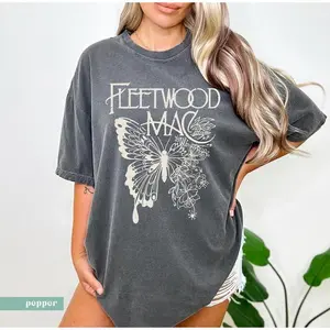 [Sale Up To 30%] Comfort Colors Fleetwood Mac T-Shirt, Music Graphic Tee, Vintage Style Band Shirts, Womenswear