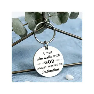 Religious Keychain Featuring a Bible Verse, Perfect As a Gift for Christian Men on Occasions Like Birthdays Or Graduations