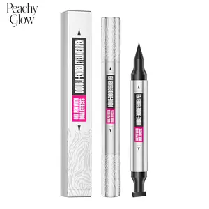 2-in-1 Double Head Winged Eyeliner Stamp - Waterproof, Smudge-Proof & Fade-Resistant Black Liquid Liner Cat Eyes