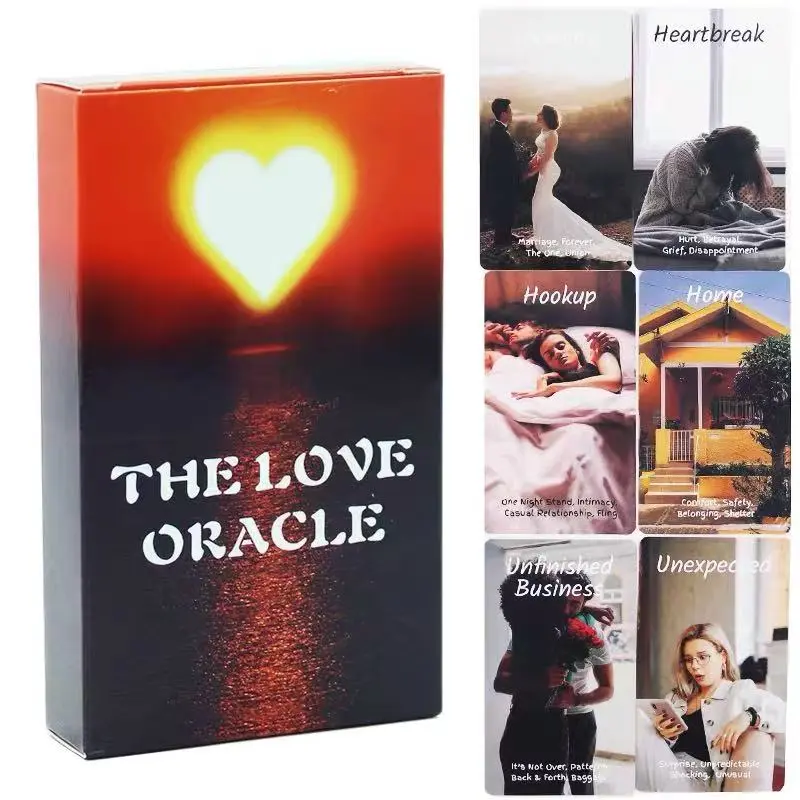 54 Card Tarot Deck, Fortune Telling Game for Beginners, Novice Friendly, Ideal Holiday Gift, Gift Option, Life Love Oracle Cards, Divination and Prediction, Interpretation, Symbolism, Symbolic Cards