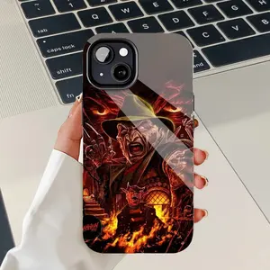 Halloween Freddy Krueger Thrilling Nightmare Vivid Graphic Mobile iPhone Case: Impact-Resistant PBT+TPU Dual-Layer Protective Cover, Works with iPhone 16/15/14/13/12/11 Pro Max/Plus