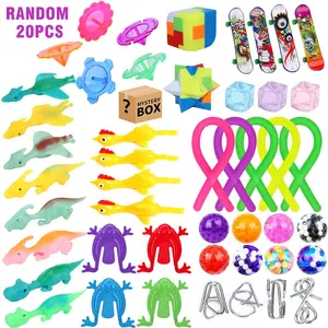 Random Color Squeeze Toy Set, 20pcs/set Stress Relief Toy, Funny Squeeze Toy for Adults & Teens, Birthday Gift for Boys & Girls, Stress Relief Squishy, Squishies Set