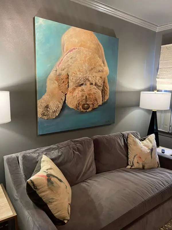 Hand-Painted Pet Portrait Commission / Free Shipping!