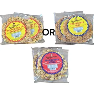 2 Pack Palanqueta De Cacahuate, 2 Pack Palanqueta Coco, 2 Pack Palanqueta Mixta