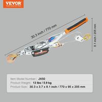 11,023 lbs【Cable, 3 Hooks】