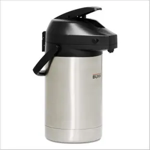 Bunn 36725.0000 Lever-Action Thermal Coffee Airpot - 128 oz. Lever-Action Airpot