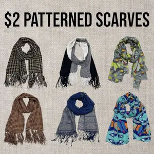 100% Viscose Elegant Fall&Winter Fringe Scarf Collection: Black/White Plaid,Stripe Style,Dural Color and Dyed-Color Style