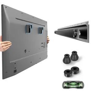Audend Studless TV Wall Mount, Drywall Hang Smart TV Mount Bracket fits VESA 32-75 inch up to 150 lbs Flat TV Hanger No Drill, No Stud Easy Install with All Hardware Included