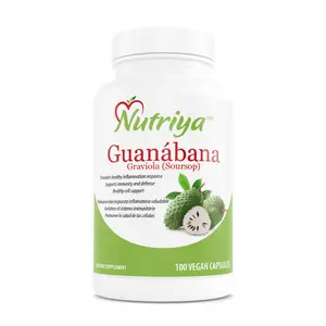 Guanábana (Graviola-Soursop) Contains antioxidants that help people stay healthy - It has anti-inflammatory properties Edible Supplement Dietary Capsule