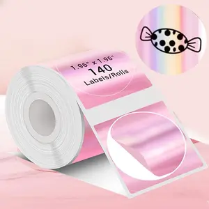 Thermal Label Paper, 140pcs/roll Waterproof Self Adhesive Label Sticker, Label Paper for Phomemo M220 M200 M221 M110 Label Machine