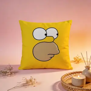 Popular TThe Simpsonsful Cushion Cover Premium soft plush material skin-friendly breathable year-round use anti-pilling colorfast lightweight sturdy ideal for bedroom car couch perfect for daily use & decor great gift for loved ones