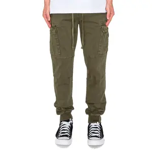 VICTORIOUS Premium Garment Washed Cargo Jogger Comfort Fit
